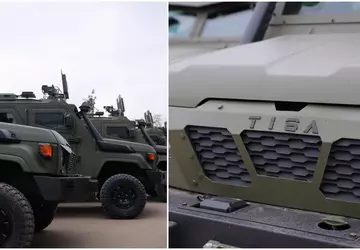 Neue ukrainische gepanzerte Fahrzeuge UAT-TISA wurden ...