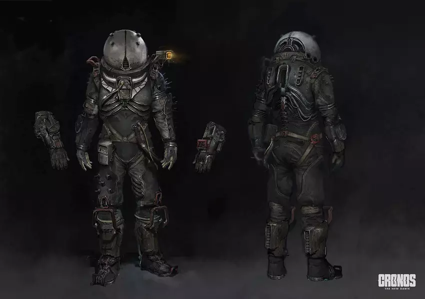 Der futuristische Überlebensanzug des Wayfarer