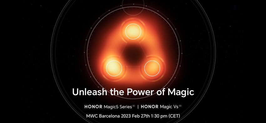 Es ist offiziell: Honor wird auf dem MWC 2023 am 27. Februar die Magic 5-Serie und das faltbare Smartphone Magic Vs vorstellen