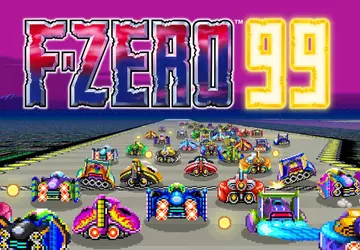 In der Rennsimulation F-Zero 99 für ...