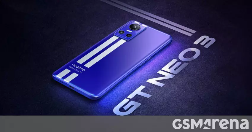 Realme GT Neo3 mit 150-W-Schnellladefunktion beginnt am 29. April mit der weltweiten Markteinführung