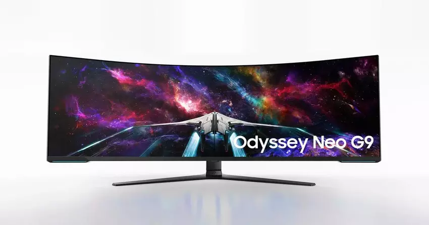 Samsung Odyssey Neo G9 riesiger gebogener Monitor mit 240Hz Bildwiederholrate und 57" Diagonale kommt Ende August in den Handel