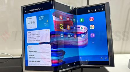 Medien: Samsung wird bis Ende 2025 sein erstes Smartphone mit dreifach faltbarem Display vorstellen