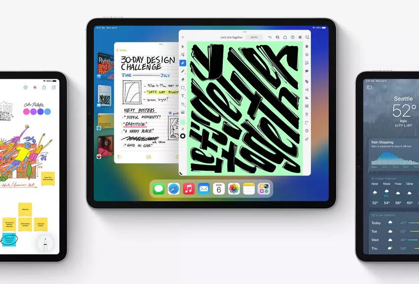 Nicht nur iOS 16.1, macOS Ventura und watchOS 9.1: Apple hat auch eine stabile Version von iPadOS 16 mit Multitasking Stage Manager, der Wetter-App und neuen Funktionen veröffentlicht