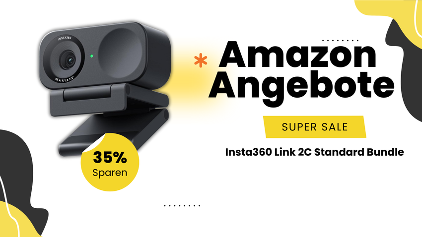 Insta360 Link 2C Webcam Bundle – Überragende 35% Ersparnis sichern!