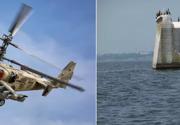 Das russische Fernsehen zeigte unter dem ...