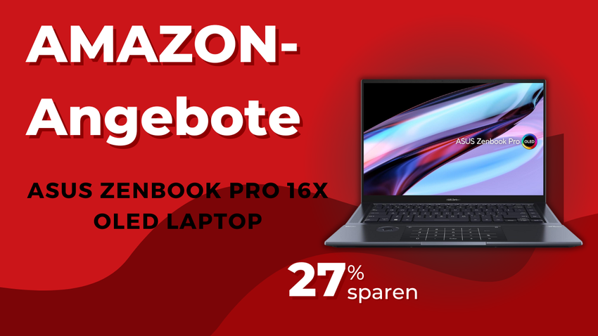 ASUS Zenbook Pro 16X OLED Laptop – Massiver 1.200€ Preisnachlass!