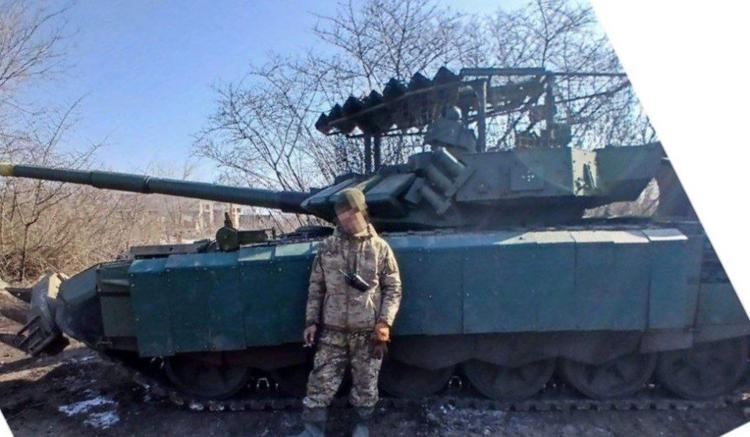 Die Russen setzen ihren einzigen T-72B3M ...