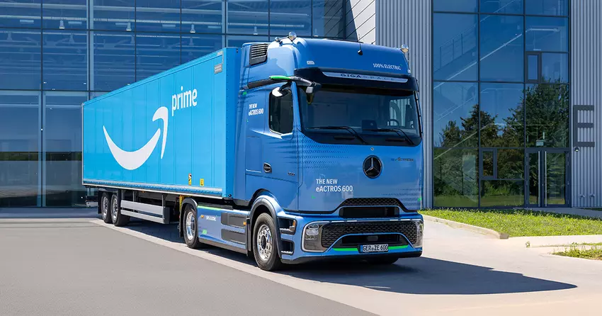 Amazon hat mehr als 200 Mercedes-Benz eActros 600 Elektro-Lkw bestellt