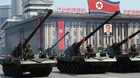 Nordkoreanische Koksan-Artilleriesysteme an der Frontlinie gesichtet