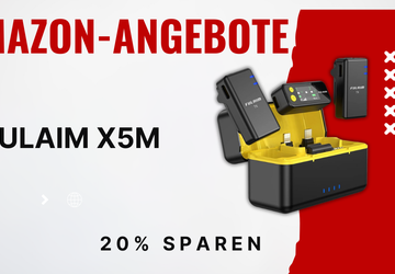 FULAIM X5M Drahtloses Mikrofonsystem mit 2 ...