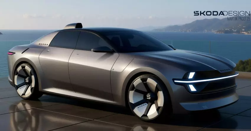 Škoda präsentierte eine moderne Interpretation der legendären Limousine 100