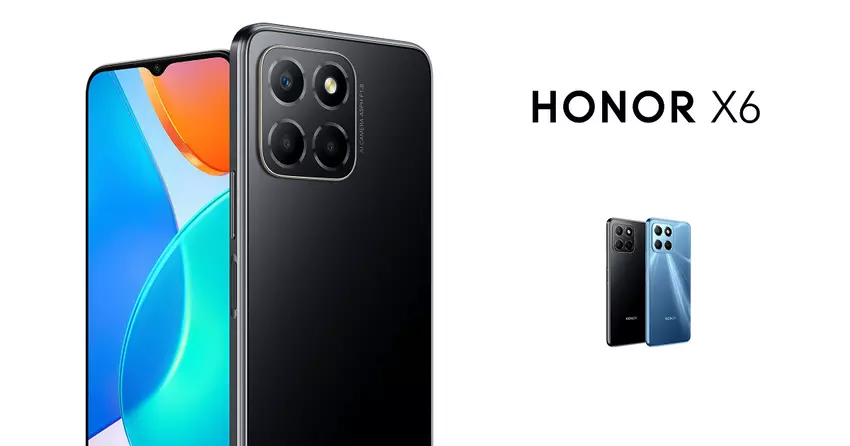 Honor X6 mit 50 MP-Kamera, Magic UI 6 und Android 12 in Großbritannien erschienen - das Smartphone kostet £ 150