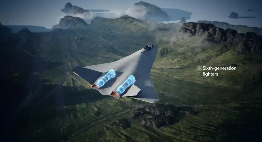 Konzept des koreanischen Kampfjets der sechsten Generation KF-21 Block 3. Illustration: Hanwha Aerospace