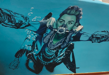 In der U-Bahn von Kiew ist ...