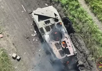 Ukrainische Drohne warf Granaten auf russischen ...