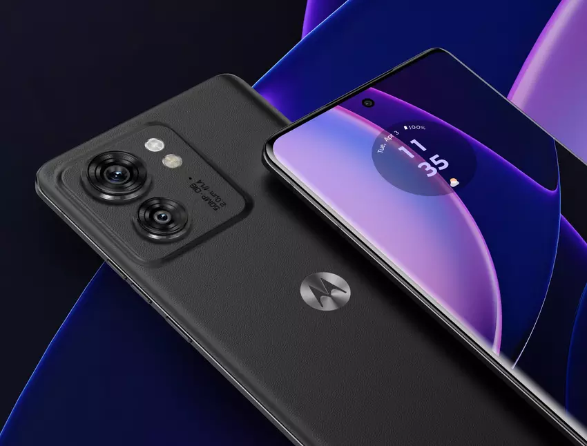 Motorola Edge 40 im Video: lederbezogene Rückseite, 50-MP-Dualkamera und IP68-Wasserschutz