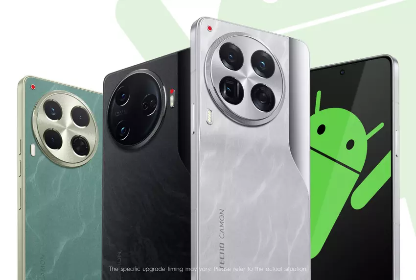 Android 15 und Android 16: Tecnos Smartphones Camon 30, Camon 30 5G, Camon 30 Pro und Camon 30 Premier erhalten zwei große Betriebssystem-Updates