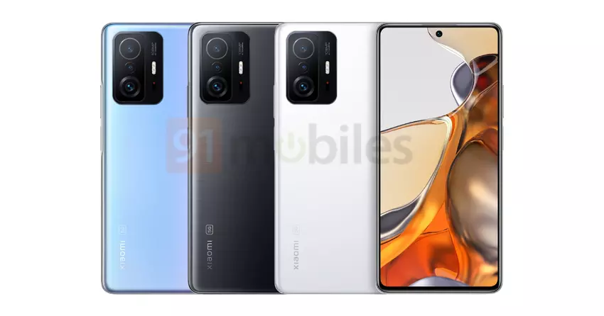 So werden die Smartphones Xiaomi 11T und Xiaomi 11T Pro aussehen