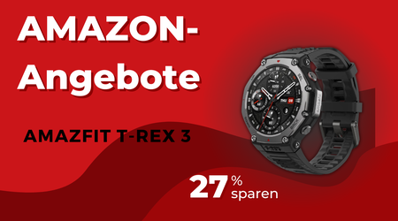 Amazfit T-Rex 3 Outdoor Smartwatch – Jetzt über 80€ sparen!