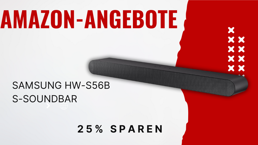 Samsung HW-S56B Soundbar – Sparen Sie jetzt 50€!