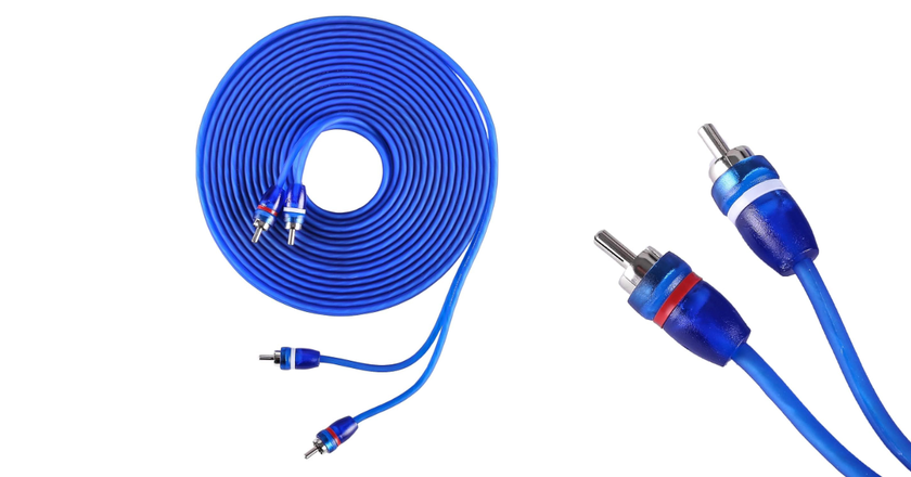 Skar Audio Twisted Pair RCA-Verbindungskabel Auto-Audio-RCA-Kabel