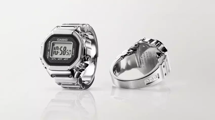 Casio CRW-001-1ER Smart Ring in Form einer kleinen Uhr hat auf den Websites der UK und Singapur erschienen