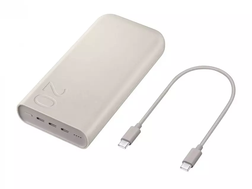 Samsung hat eine 20.000mAh Powerbank mit 45W Ladeunterstützung und drei USB-C Anschlüssen vorgestellt
