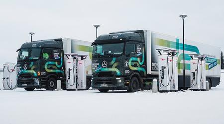 Mercedes eActros 600 im Wintertest - Verbrauch um 25 Prozent und teilweise 50 Prozent gestiegen