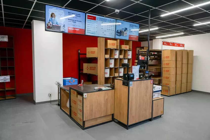 Neue Filiale der Novaya Posta in Krakau