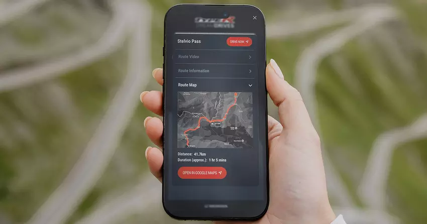 Honda Dream Drives interaktive Karte