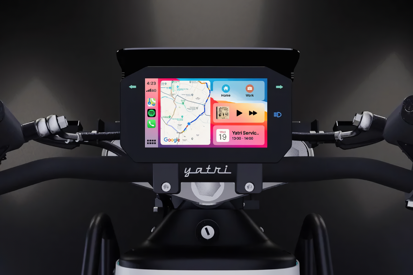 Das nepalesische Startup Yatri Motorcycles ist der erste Motorradhersteller der Welt, der die drahtlosen Systeme Apple CarPlay und Android Auto integriert