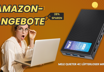 MeLE Quieter 4C Lüfterloser Mini-PC – ...