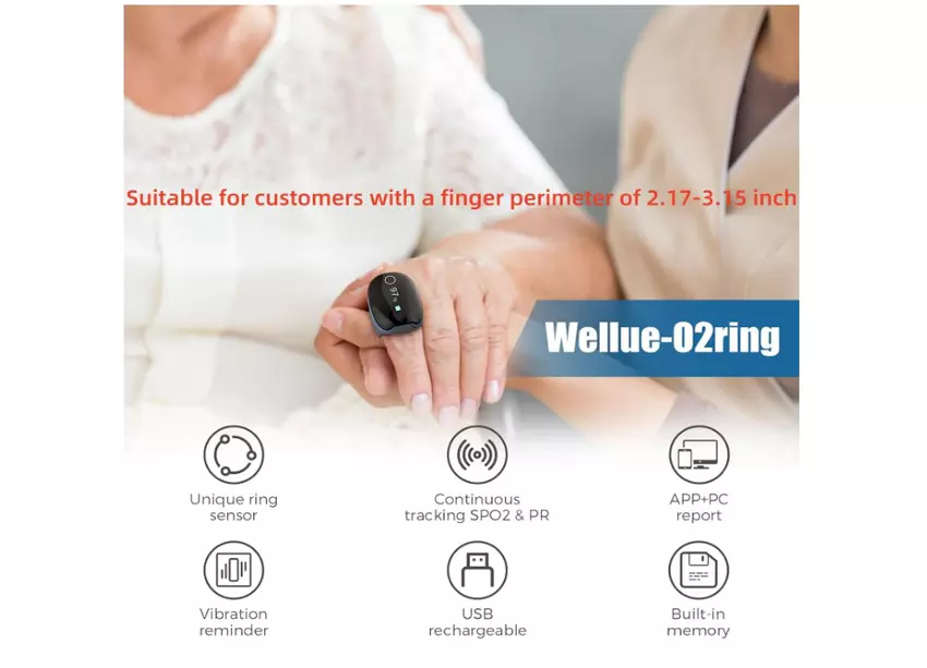 Wellue O2 smart ring