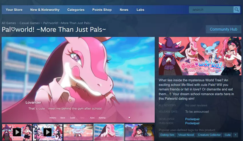 Pal♡world! ~More Than Just Pals~ auf Steam