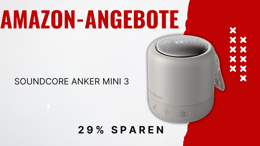 Soundcore Mini 3 Bluetooth-Lautsprecher – Jetzt 12€ günstiger mit 360° Klang!