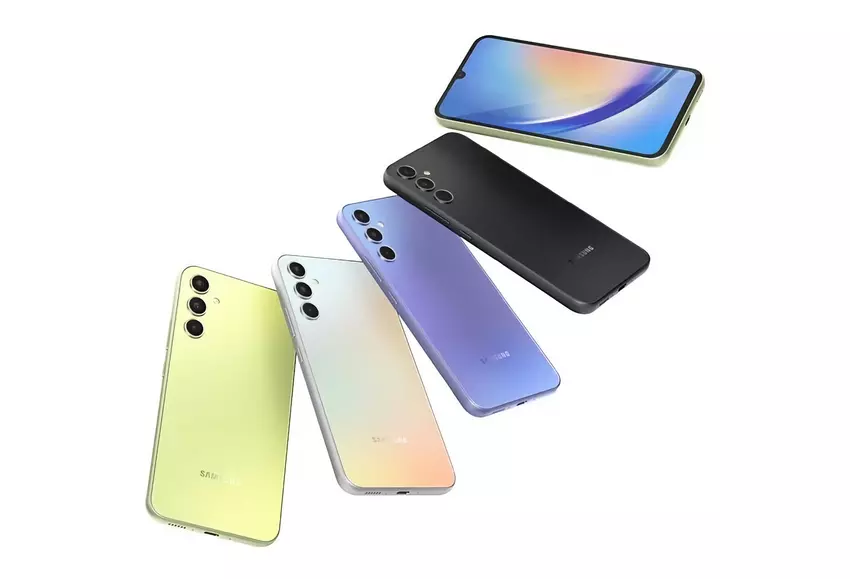 Samsung Galaxy A34 5G auf Amazon: Smartphone mit 120Hz-Bildschirm, 48 MP-Kamera, Dimensity 1080-Chip und IP67-Schutz für 60 € Rabatt