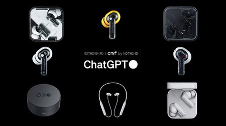 Nothing Ear (1), Nothing Ear (Stick), Nothing Ear (2), CMF Neckband Pro und CMF Buds Pro haben ChatGPT Integration erhalten