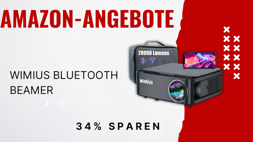 WiMiUS K1 WiFi Beamer – Jetzt 100€ günstiger zum Black Friday!