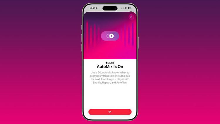 AutoMix in iOS 26 fügt DJ-Übergänge ...