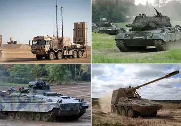 30 Leopard 1-Panzer, 4 IRIS-T SLM, ...