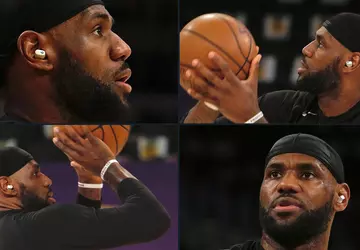 NBA-Basketballspieler LeBron James geht mit unangekündigten ...