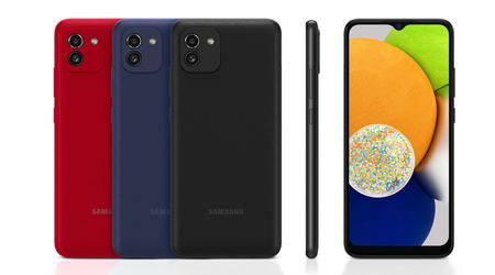 Samsung hat ein neues System-Update für das Galaxy A03 veröffentlicht