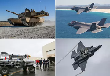 F-35-Kampfflugzeuge, 75 M1A2-Abrams-Panzer, LRASM-, JSM-, JASSM-ER-, ...