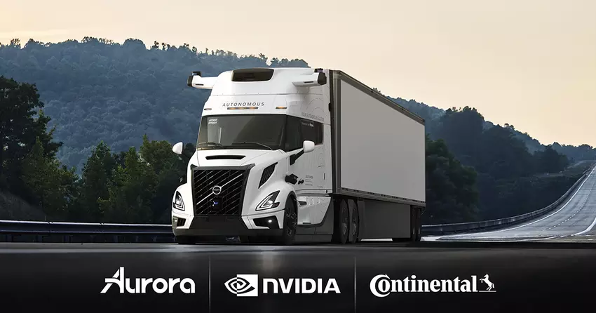 Aurora, Continental und NVIDIA haben sich zusammengetan, um bis 2027 unbemannte Lastwagen einzusetzen