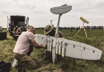 Die Ukraine hat eine Drohne REX ...