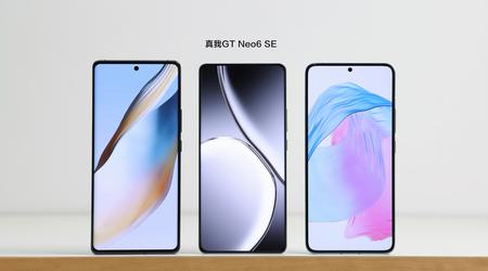 Großes Display und dünne Ränder in der gleichen Größe: realme hat ein Foto des realme GT Neo 6 SE Smartphones veröffentlicht