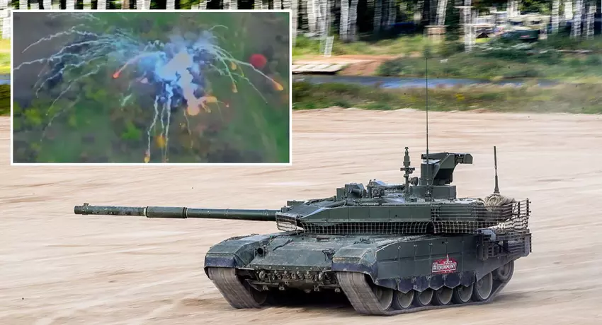 M982 Excalibur gegen T-90M "Proryv": Die ukrainischen Streitkräfte trafen einen hochmodernen russischen Panzer mit einem Präzisionsprojektil 