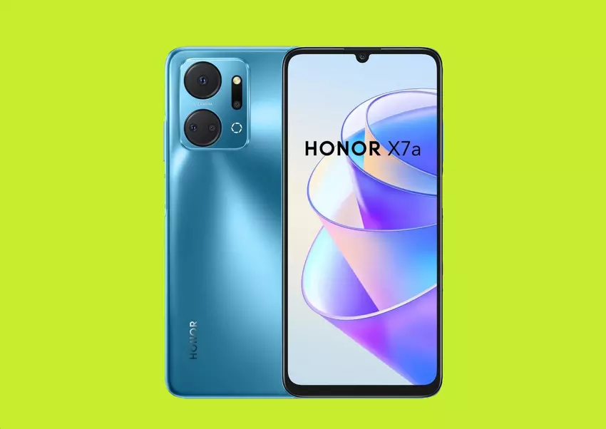 Preis in Europa für Honor X7a mit 90 Hz-Bildschirm, MediaTek Helio G37-Chip und 6000-mAh-Akku 