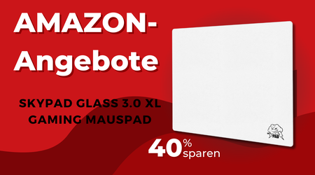 SkyPAD Glass 3.0 XL Gaming Mauspad – 40€ Rabatt bei 40% Preisreduktion!